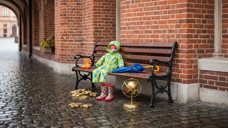 Deszcz w Toruniu z dzieckiem - gdzie się schronić i co robić