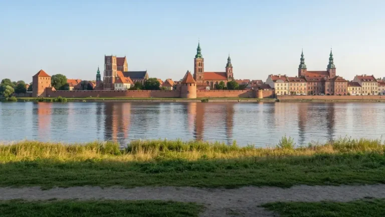Jak dojść na Kępę Bazarową w Toruniu po najlepszą panoramę